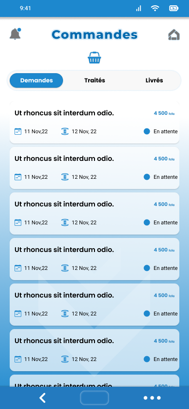 commandes